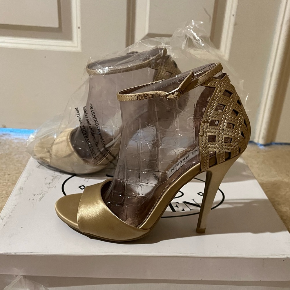 steve madden kerr champagne heel